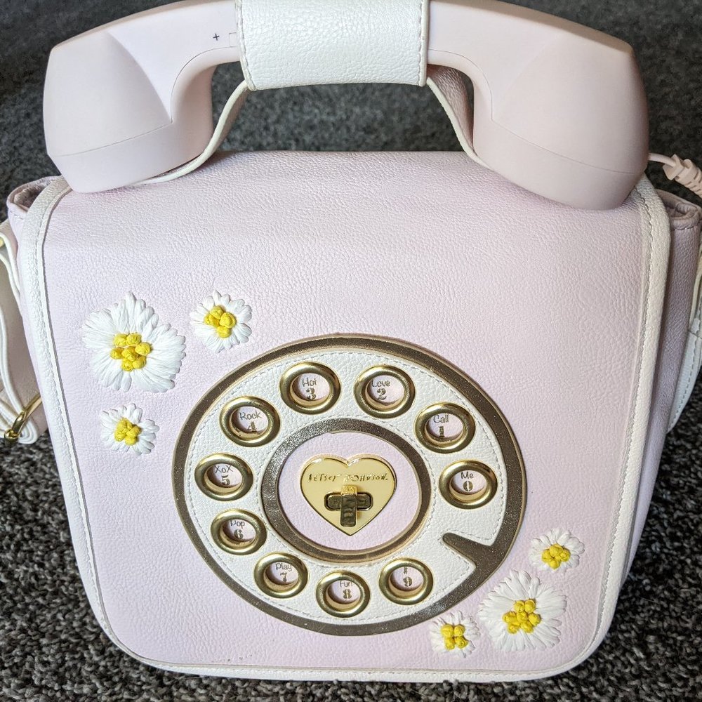 Betsy Johnson "Call Me" Telephone Purse